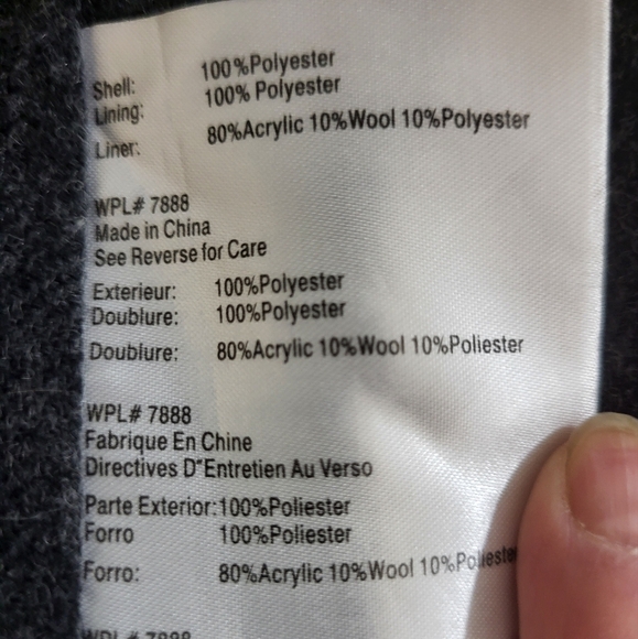 Black Michael Kors Lined Trench Coat Size SP - Picture 12 of 14